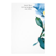 Inmóvil floral papeleria personalizada