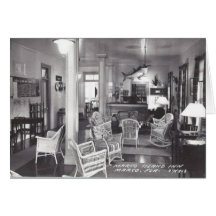 Inn de capitán Bill Collier's, isla de Marco, la F Tarjetón