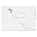 "Insecto" Caterpillar del amor tarjetas