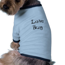 Insecto del amor camisas de mascota
