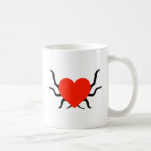 Insecto del amor taza de café