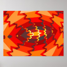 Insecto del fractal poster