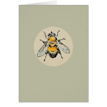 Insecto del vintage tarjeton