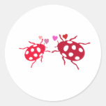 Insectos del amor pegatinas  
