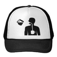 Inserte el café aquí gorro