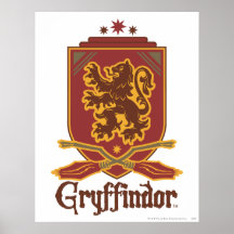Insignia de Gryffindor Quidditch Posters
