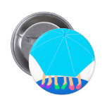Insignia del botón de los chicas del paraguas pin