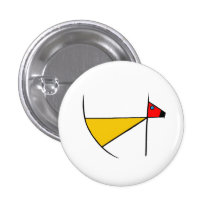 Insignia del botón del perro del zen pins