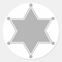 Insignia del mariscal pegatina redonda