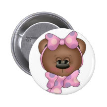 Insignia hermosa de la cara del oso de peluche pin