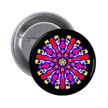 Insignia psicodélica coloreado n°1 pins