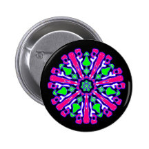 Insignia psicodélica coloreado n°4 pin