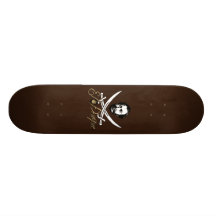 Insignias del pirata del EL Draque Patines