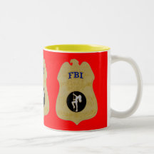 inspector del cuerpo femenino del fbi tazas