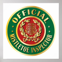 Inspector oficial del muérdago posters