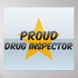 Inspector orgulloso de la droga poster