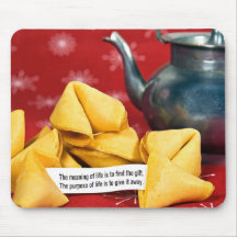 Inspiración de la galleta de la suerte tapete de ratones