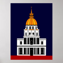 Inspirado por la iglesia en el Invalides Impresiones
