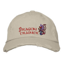 Instructor del dragón gorros bordados