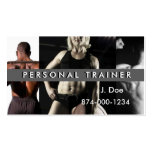 Instructor personal plantilla de tarjeta personal