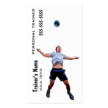 Instructor personal plantilla de tarjeta personal