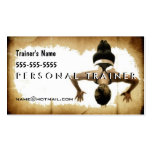 Instructor personal plantillas de tarjetas de visita