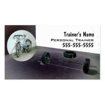 Instructor personal plantillas de tarjeta de negocio