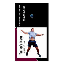 Instructor personal tarjeta de visita
