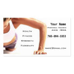 Instructor personal tarjetas personales