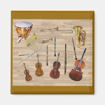 Instrumentos de la orquesta imanes  