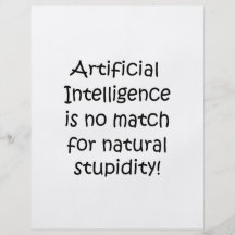 Inteligencia artificial tarjeta publicitaria