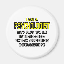 Inteligencia superior del psicólogo… imanes de nevera