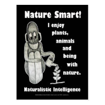 Inteligencias múltiples - naturaleza Smart Postales