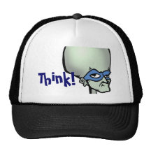 ¡Inteligente, piense! Gorros Bordados