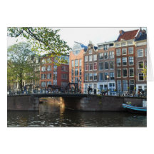 Intemporal - puente en Amsterdam Tarjetón