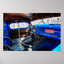 Interior azul de la rata impresiones