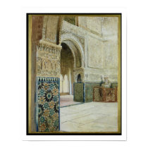 Interior de Alhambra, Granada (w/c) posters