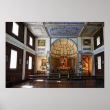 INTERIOR de la MISIÓN de CATALDO - ESTADO de IDAHO Posters