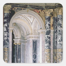 Interior del museo de Kunsthistorisches Pegatina Cuadradas Personalizada