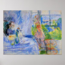 Interior en jersey de Berthe Morisot Impresiones