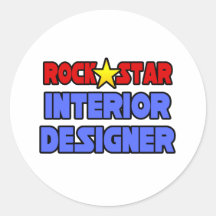 Interiorista de la estrella del rock pegatina