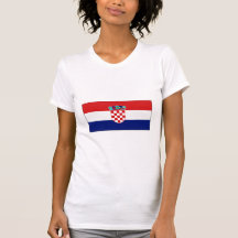 International de la BANDERA de Croacia Camiseta