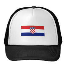 International de la BANDERA de Croacia Gorro