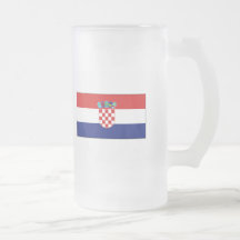 International de la BANDERA de Croacia Tazas