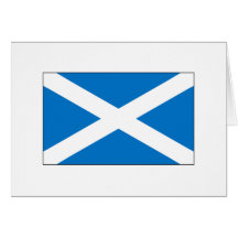 International de la BANDERA de Escocia Tarjeta