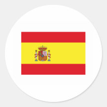 International de la BANDERA de España Pegatina