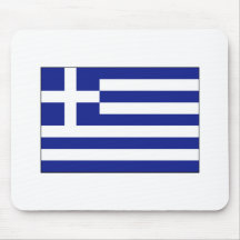 International de la BANDERA de Grecia Alfombrilla De Ratones