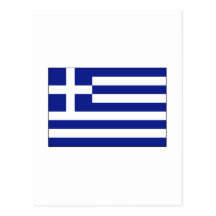 International de la BANDERA de Grecia Postales