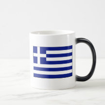 International de la BANDERA de Grecia Tazas