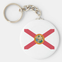 International de la BANDERA de la Florida Llaveros Personalizados